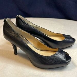 New! Michael Kors peep toe heels
